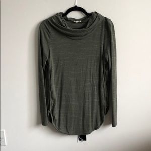 LOFT Outlet Olive Green Lounge Top.